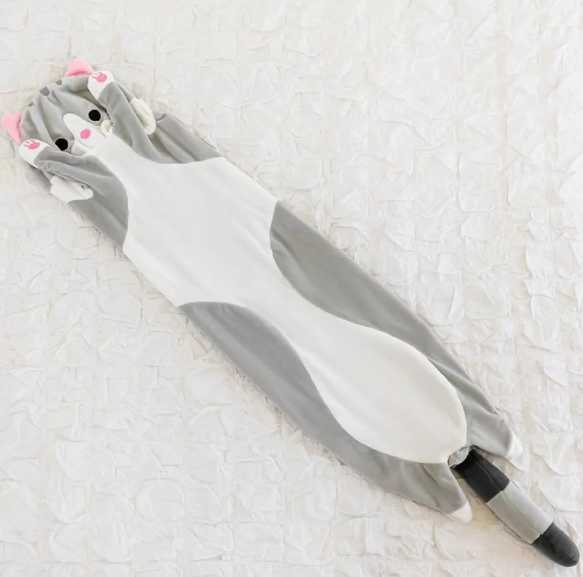 Soft Long Cat Plush Toy – Cute Nap Pillow for Kids & Home Decor