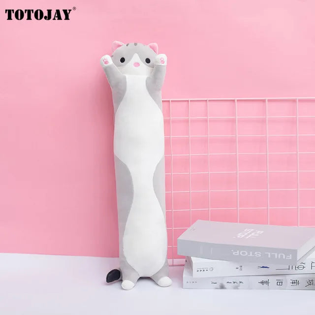 Plush Toy Animal Cat Cute Creative Long Soft Toy Office Break Nap Sleeping Pillow Cushion