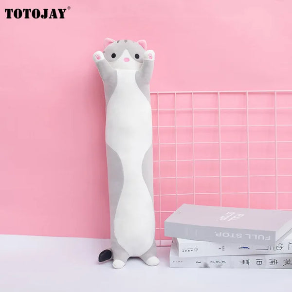 Plush Toy Animal Cat Cute Creative Long Soft Toy Office Break Nap Sleeping Pillow Cushion