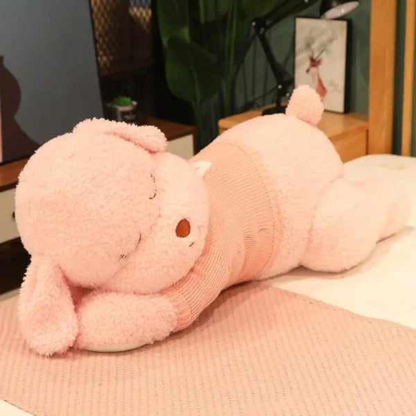Lovely Giant Size Lying Dog Plush Toy – Soft Stuffed Animal Pillow Gift for Kids