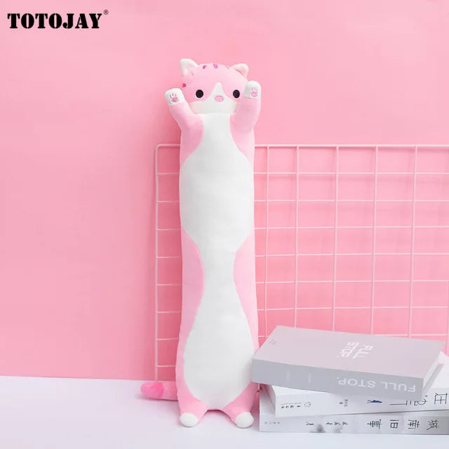 Plush Toy Animal Cat Cute Creative Long Soft Toy Office Break Nap Sleeping Pillow Cushion
