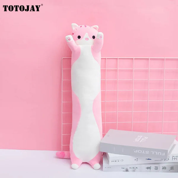 Plush Toy Animal Cat Cute Creative Long Soft Toy Office Break Nap Sleeping Pillow Cushion