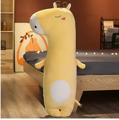 Creative Unicorn Giraffe Plush Toys Long Pillow Sleepping Cushion Stuffed Cloth Dinosaur