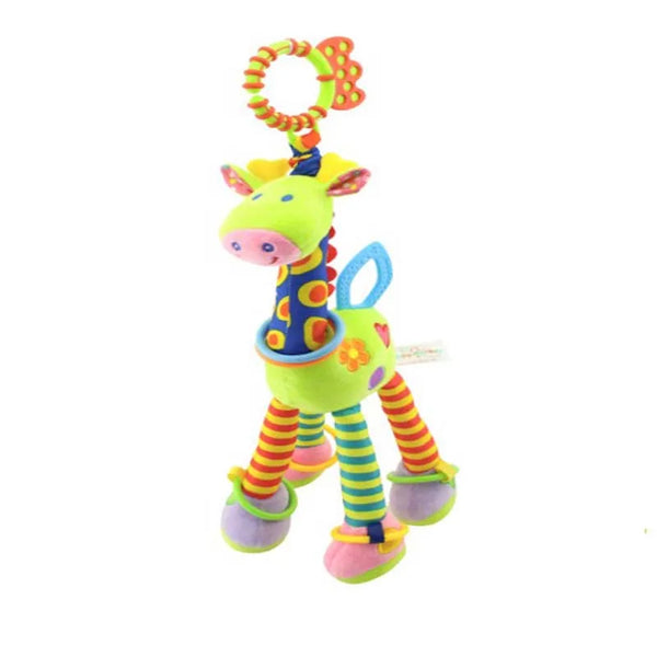 Soft Giraffe Animal Handbells Rattles Plush – A Little Giraffe with a Lot of Love