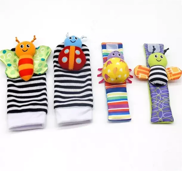 Baby Foot Toys with Rattles: The Sweetest Steps to Smiles and Sensory Fun
