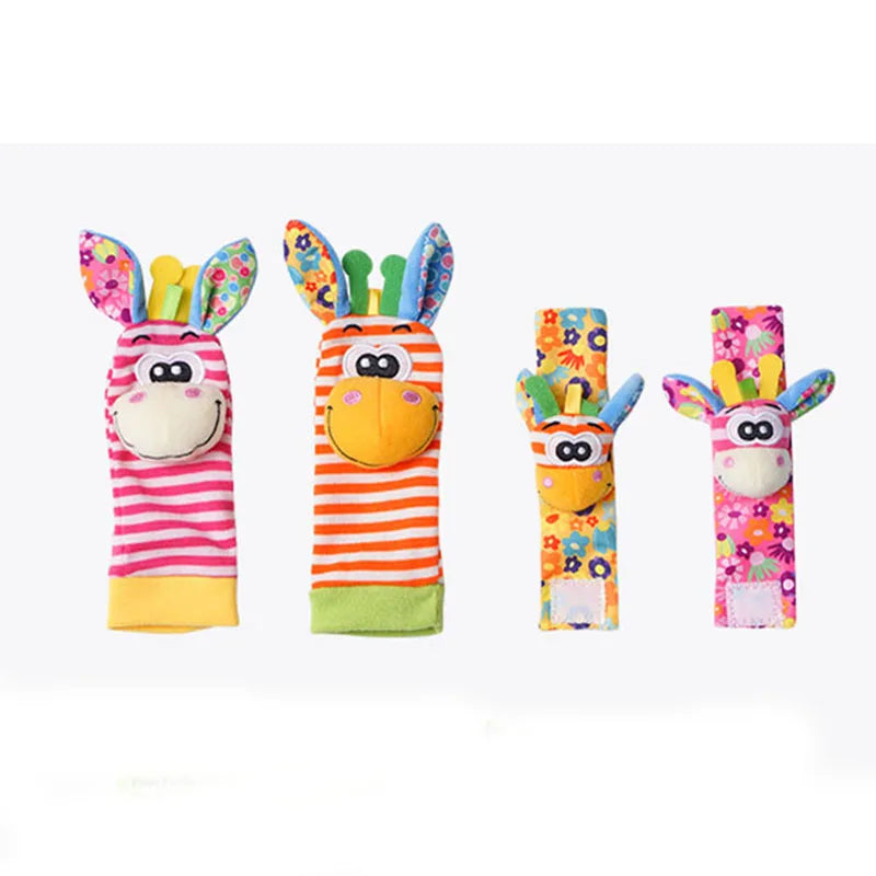 Baby Foot Toys with Rattles: The Sweetest Steps to Smiles and Sensory Fun