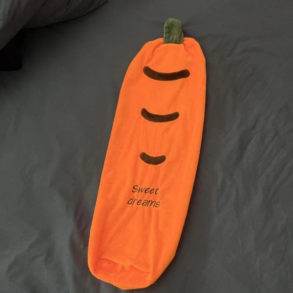 Cylindrical Pillowcase Cute Fruits Soft Long Pillowcase Neck Pillow Cover Sofa Backrest Home