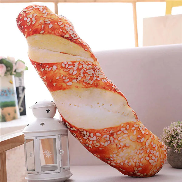 Bread Pillow many kinds Realistic Food Cushion Plush Toy Soft Stuffed Doll Delicious