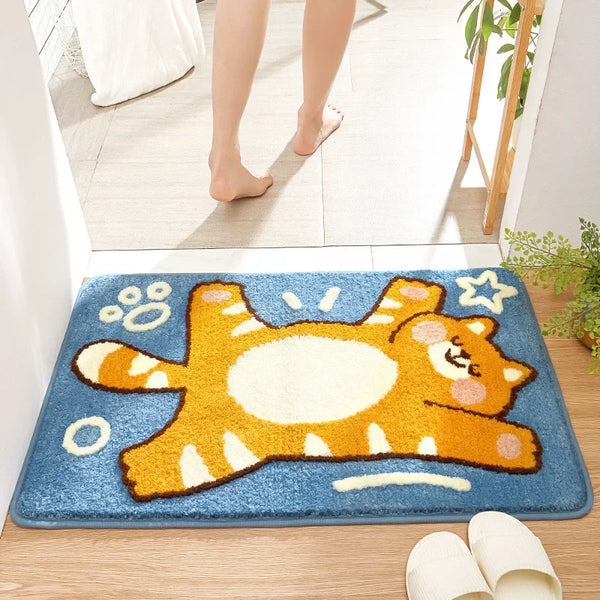 Bring a Splash of Cuteness to Your Bathroom Floor