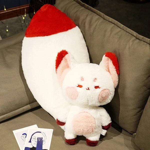 Big Tail Fox Plush Doll – Kawaii Dudu Fox Pillow for Girls and Gifts