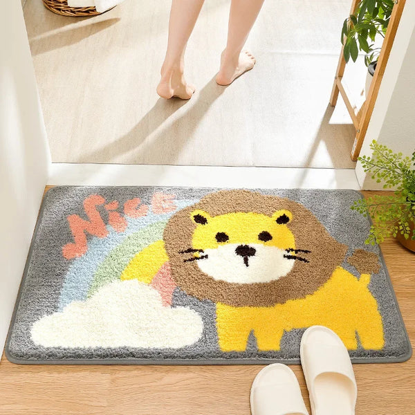 Bring a Splash of Cuteness to Your Bathroom Floor