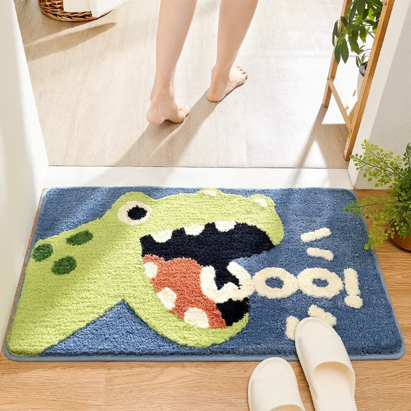 Bring a Splash of Cuteness to Your Bathroom Floor