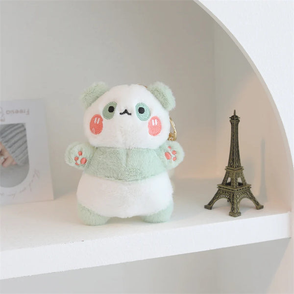 Kawaii Magic Starry Wings Sheep Plushie Keychain – Small Animal Pendant Plush for Bags & Gifts