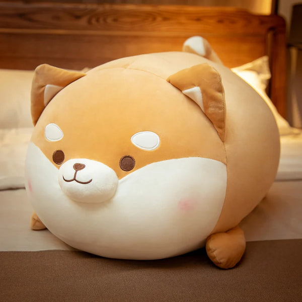 Kawaii Fat Round Shiba Inu Plush Toy – Soft Dog Pillow Gift