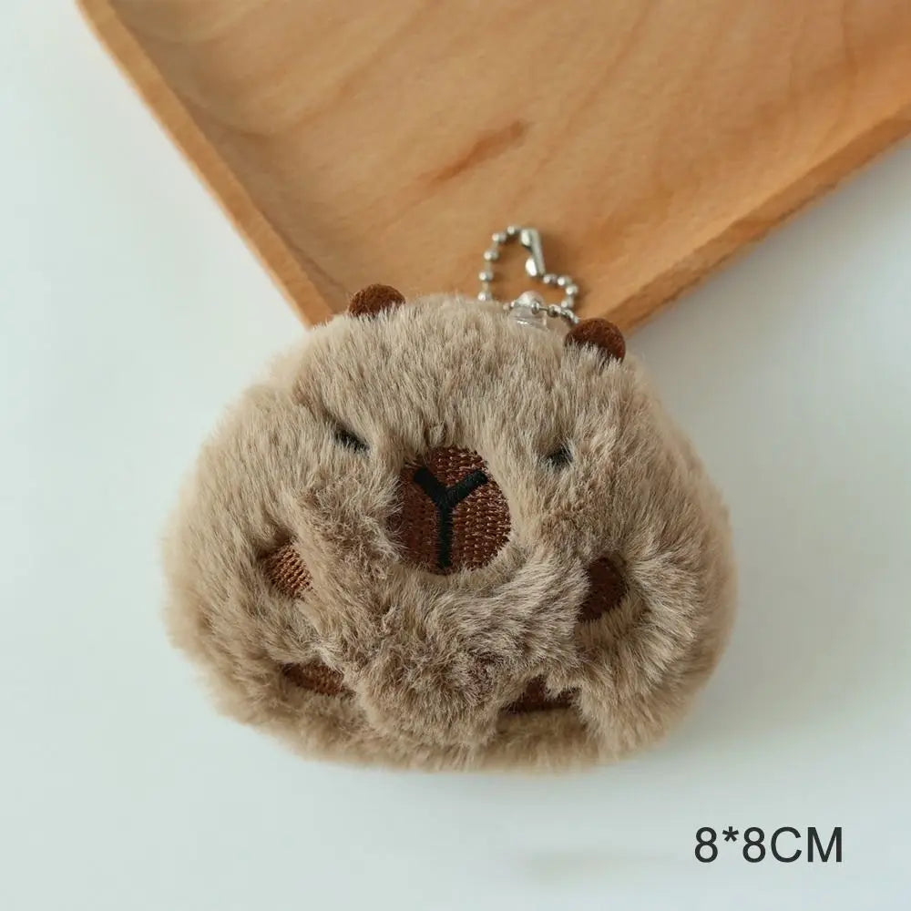 Swimming Ring Capybara Plush Capybara Keychain Stuffed Animals Cute Toy
