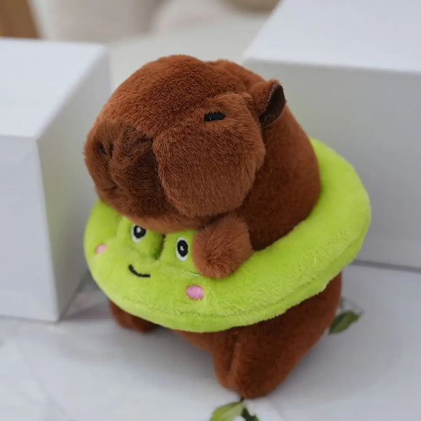 Swimming Ring Capybara Plush Capybara Keychain Stuffed Animals Cute Toy