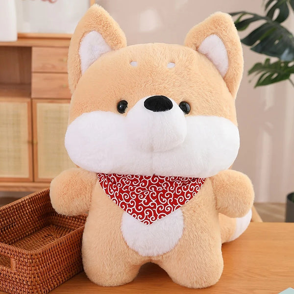 Kawaii Dog Plush Toy - Husky & Shiba Inu Stuffed Animal Pillow, Birthday Gift & Lovely Plushie Dolls