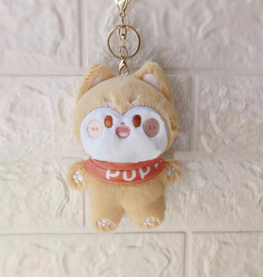 Kawaii Magic Starry Wings Sheep Plushie Keychain – Small Animal Pendant Plush for Bags & Gifts
