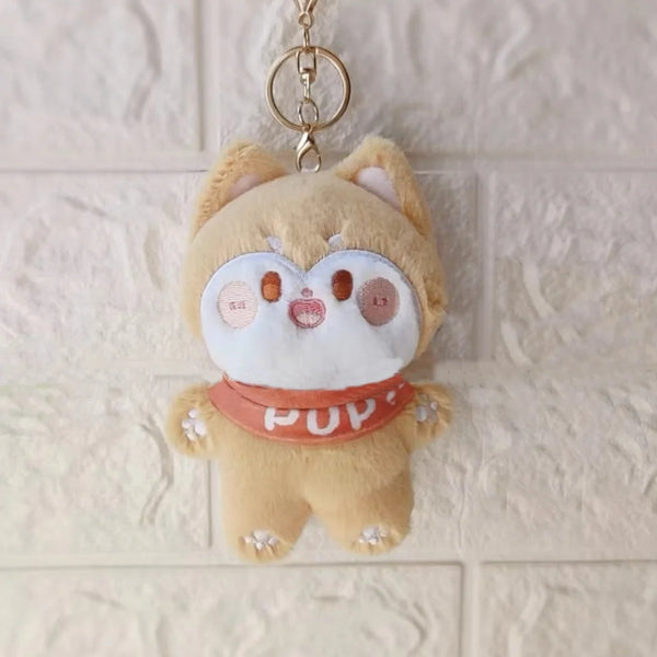 Kawaii Magic Starry Wings Sheep Plushie Keychain – Small Animal Pendant Plush for Bags & Gifts