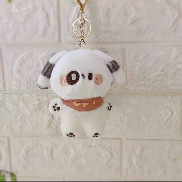 Kawaii Magic Starry Wings Sheep Plushie Keychain – Small Animal Pendant Plush for Bags & Gifts