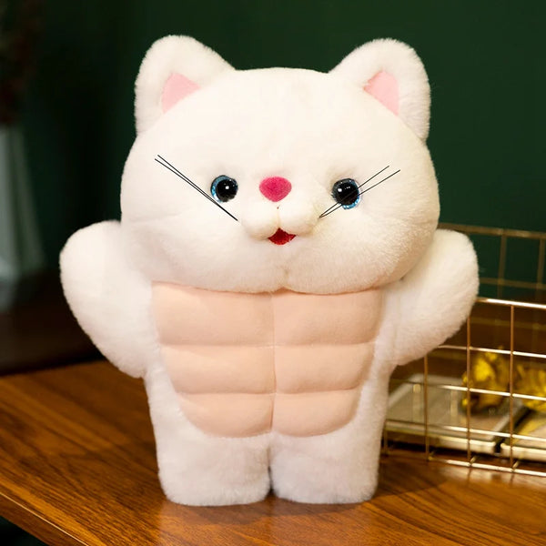 Muscle Cat Plush Toys Stuffed Cat Stuffed Animals Soft Plushie Dolls
