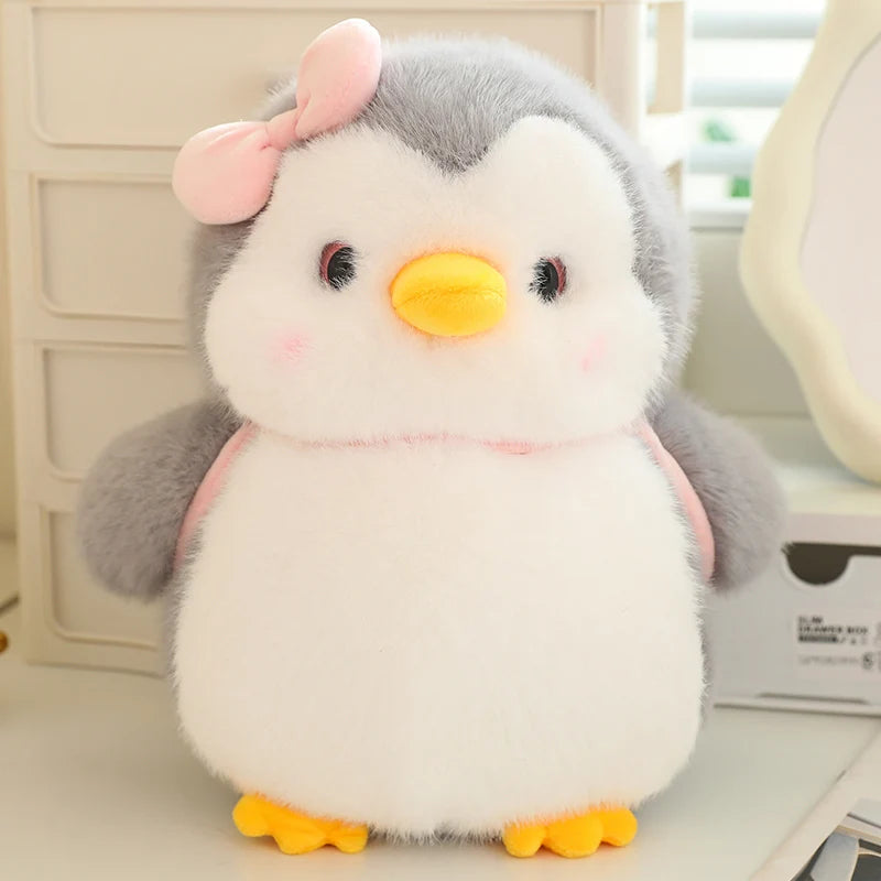 Lovely Hairy Penguin Plush Toy – Soft Stuffed Cartoon Penguin for Kids and Room Decor