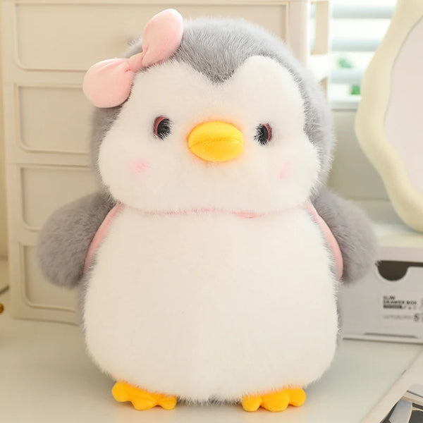 Lovely Hairy Penguin Plush Toy – Soft Stuffed Cartoon Penguin for Kids and Room Decor