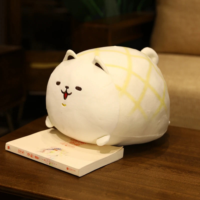 Cute Shiba Inu Plush Toy Fat Shaped Dog Stuffed Fluffy Pineapple Bread Shiba Inu