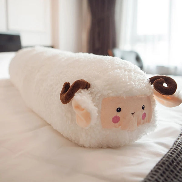 Long Hug Pillow Cushion Alpaca Stuffed Animal Sheep Plushies Sleeping Pillow Birthday