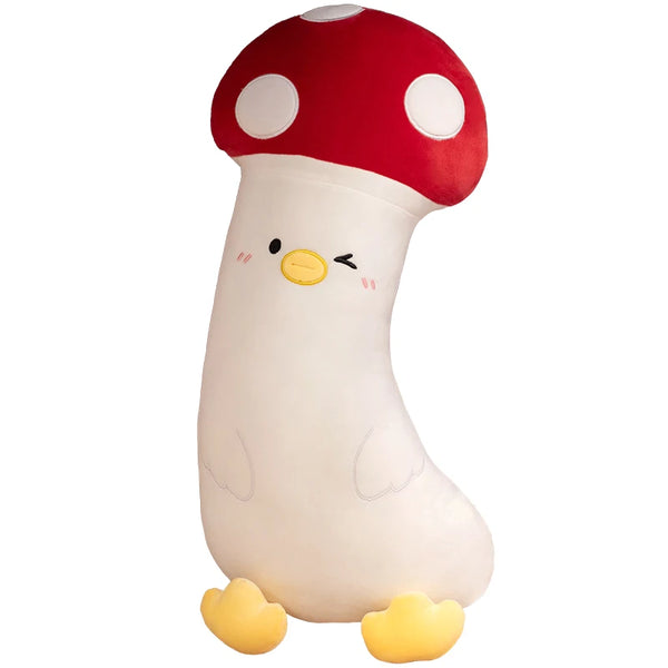 Long Giant Soft Stuffed Plants Vegetables Mushroom Eggplant Broccoli Carrot Chicken Cosplay Toys