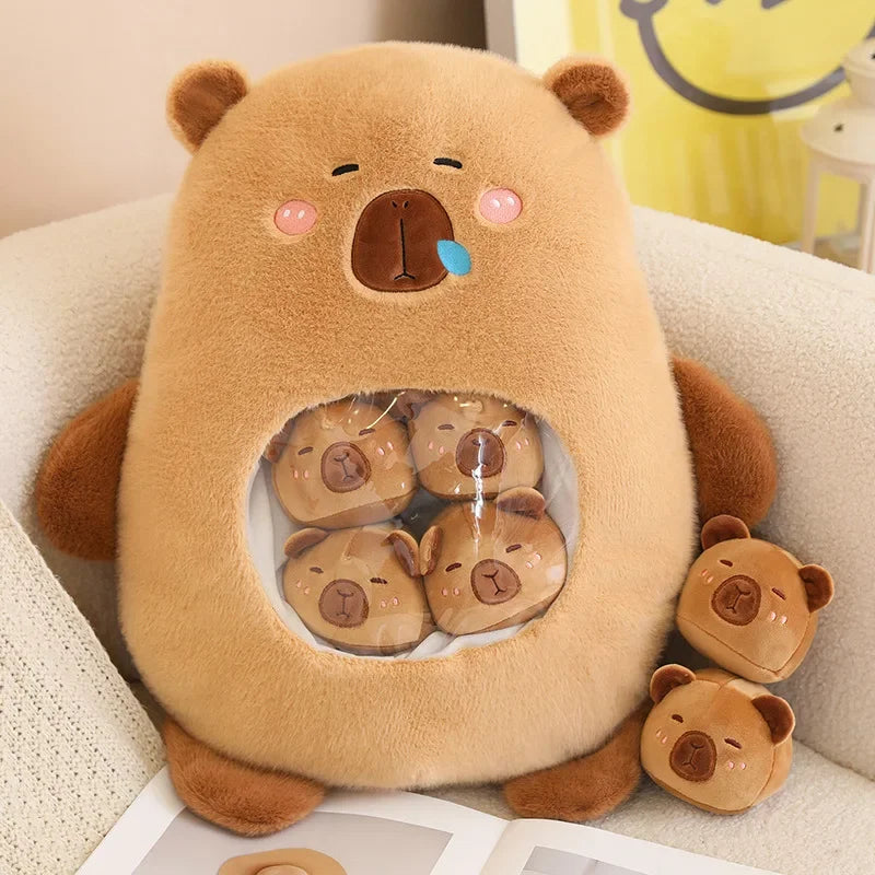 Kawaii Plush Toy for Boy Girl Cute Stuffed Animal Capybara Guinea Pig Anime Home Decor