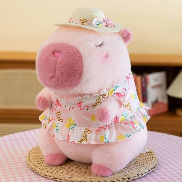 Capybara Plush Simulation Capibara Anime Fluffty Toy Cute Doll Stuffed Animals