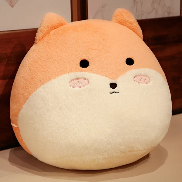 Cartoon Cat Plush Toy Shiba Inu Dog Stuffed Animal Sofa Cushion