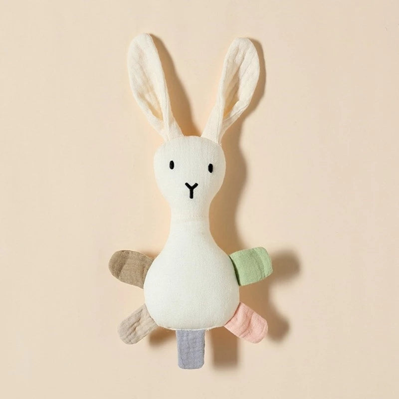 New Stuffed Bunny Doll Baby Rattle – A Gentle Friend for Every Coo and Giggle