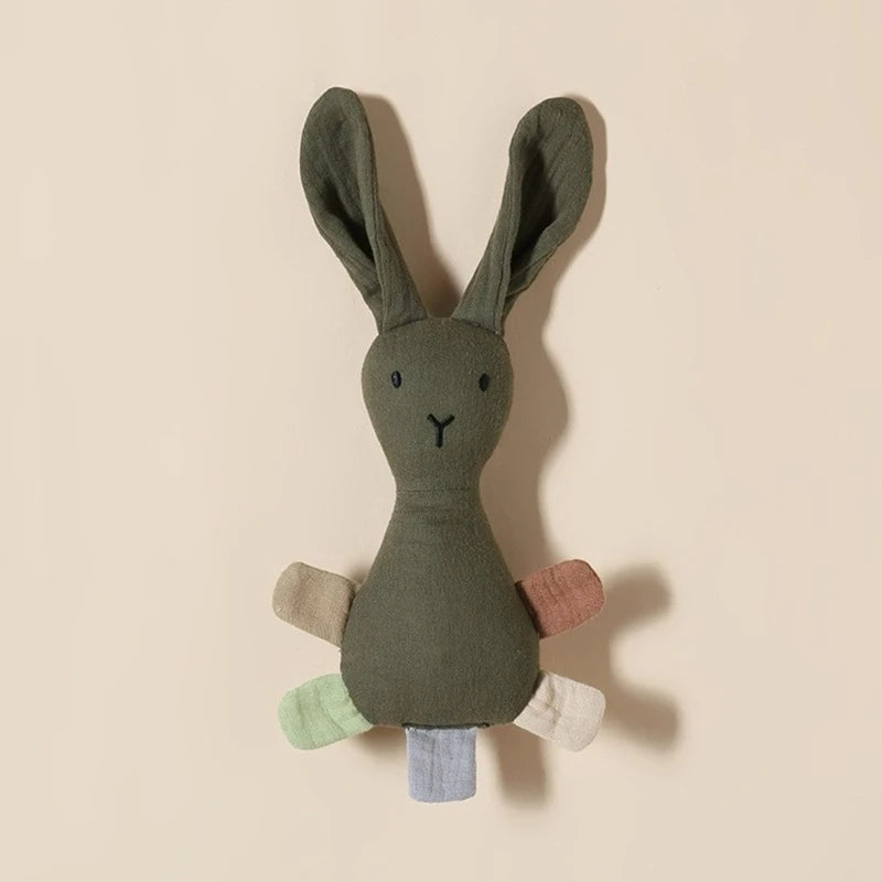 New Stuffed Bunny Doll Baby Rattle – A Gentle Friend for Every Coo and Giggle