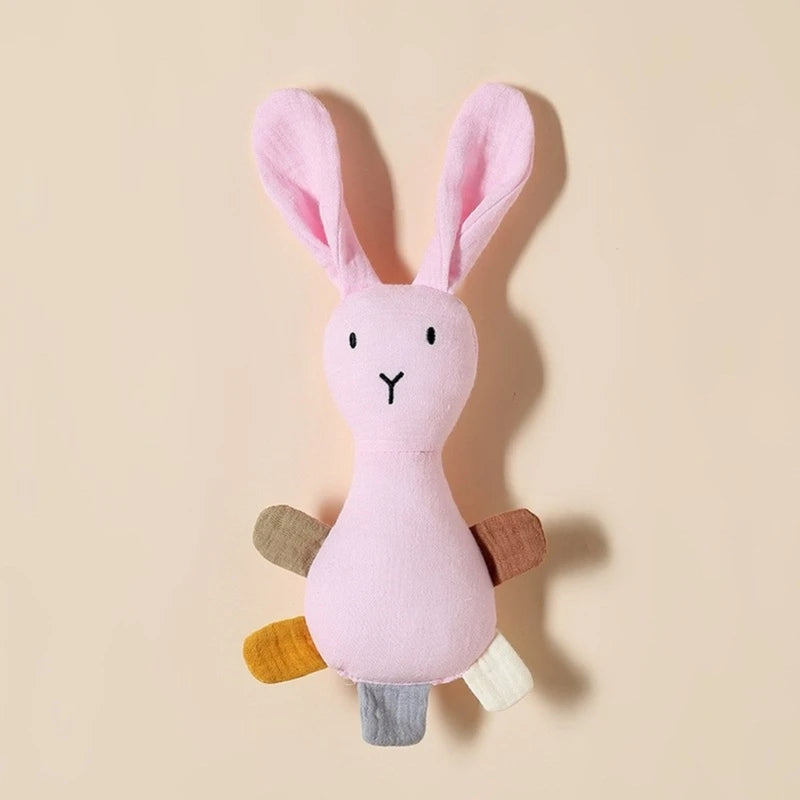 New Stuffed Bunny Doll Baby Rattle – A Gentle Friend for Every Coo and Giggle