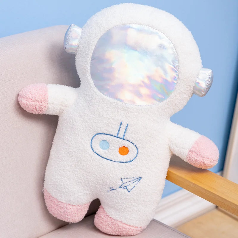Cartoon Astronaut & Rocket Ship Plush – A Space Adventure in Your Arms!