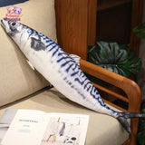 Giant Simulation Trout Fish Plush Toy: A Whimsical Ocean Adventure Autumn Saury Kawaii Snuggle