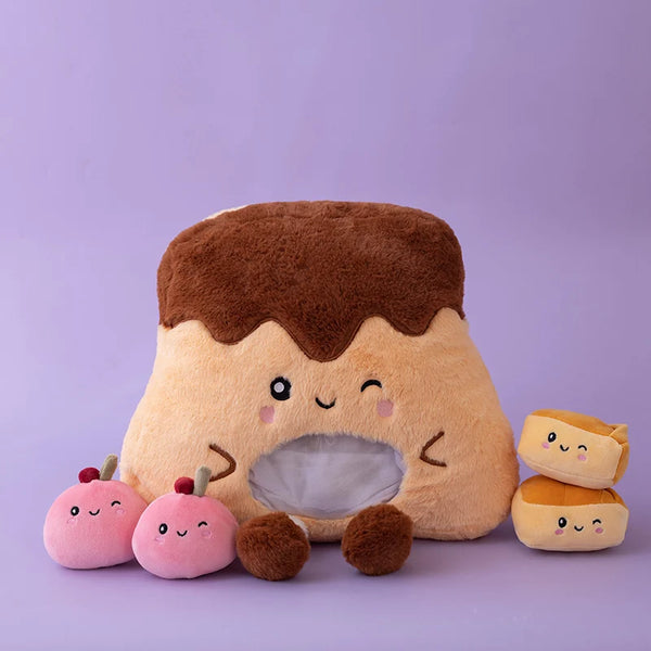 Stuffed Mini Sweets Ball In Ice Cream Sweet Snack Pudding Bag Food Plushie