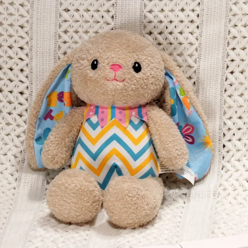 Fluffy Bunny Plush Toy Soft Stuffed Rabbit Doll Cute Baby Sleep Appease Pillow