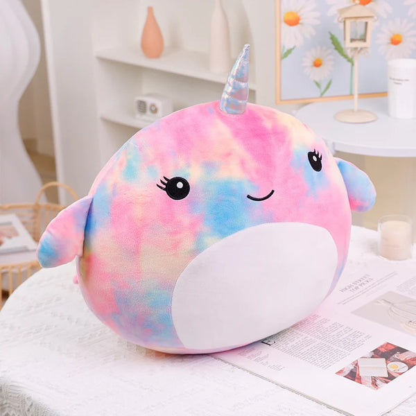 Kawaii Magic Unicorn Whale Plush Pillow A Dreamy Hug for Every Nap