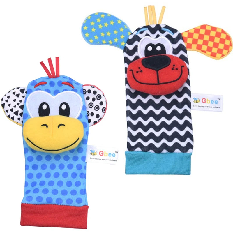 Baby Foot Toys with Rattles: The Sweetest Steps to Smiles and Sensory Fun