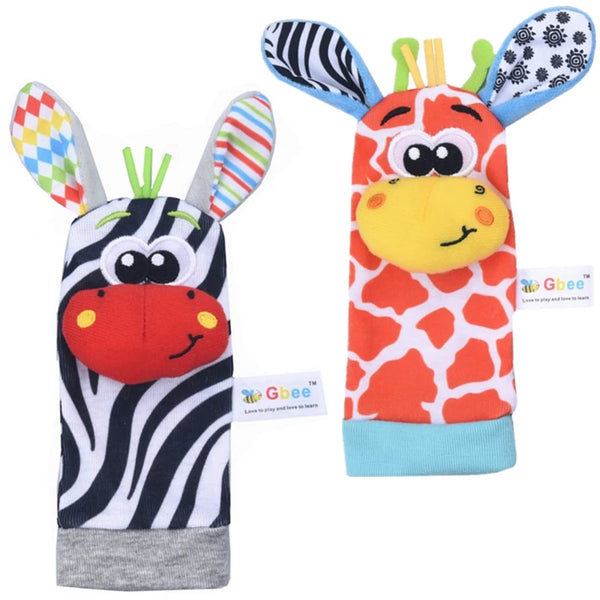 Baby Foot Toys with Rattles: The Sweetest Steps to Smiles and Sensory Fun