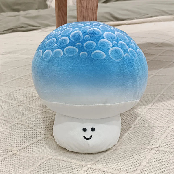 Kawaii Mushroom Plush Pillow Stuffed Colorful Color Plant Cushion
