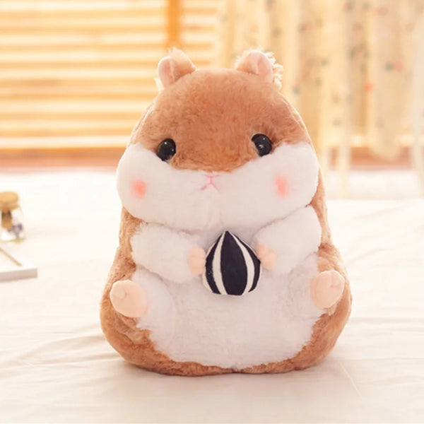 Cute Cartoon Holding Snacks Hamster Plush Toy – The Ultimate Gift for Girls