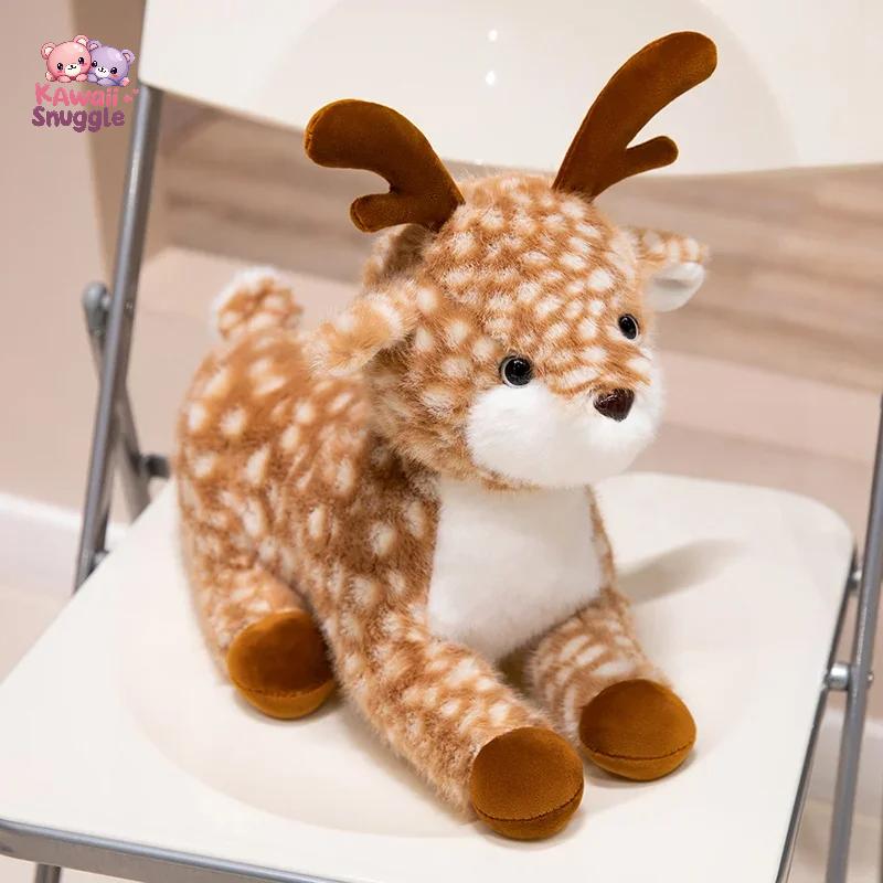 Sika Reindeer Plush Toy – Your Cozy Winter Companion! Deer Kawaii Snuggle