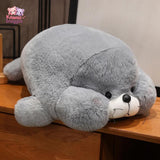 Hairy Lying Seal PUP Plush – A Cozy Ocean Companion! GRAY Kawaii Snuggle