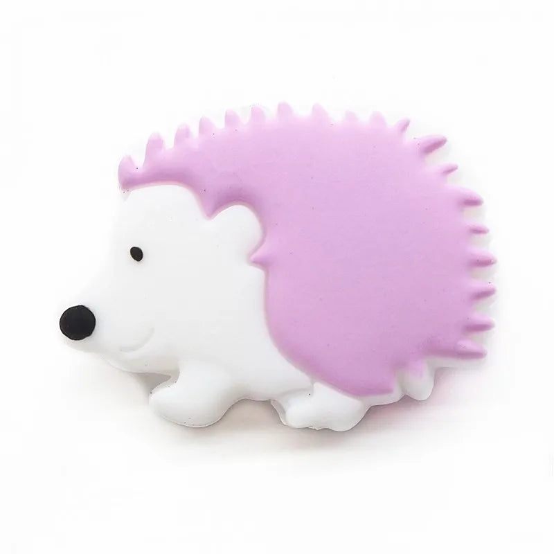 Chengkai Silicone Hedgehog Teether Beads – Where Teething Meets Kawaii Magic