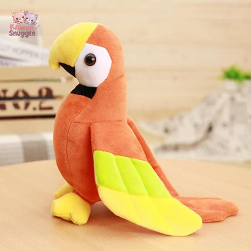 Lifelike Rio Macaw Parrot Plush Toy Kawaii Snuggle