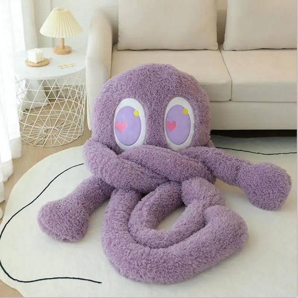 Giant Cozy Fuzzy Extra Soft Octopus Stuffed Toy Lifelike Sea Animal Octopuses Plush Toys Birthday Gifts For Christmas